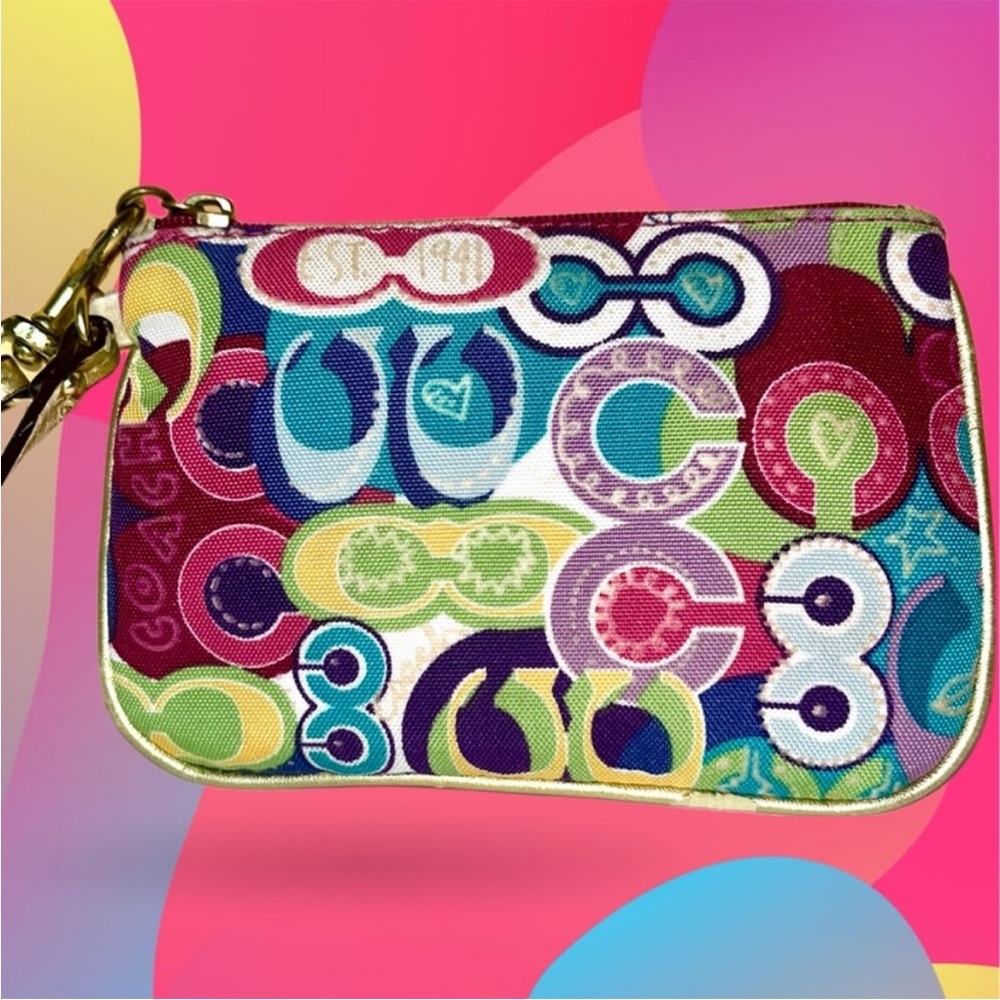 Coach poppy Multicolor Wristlet